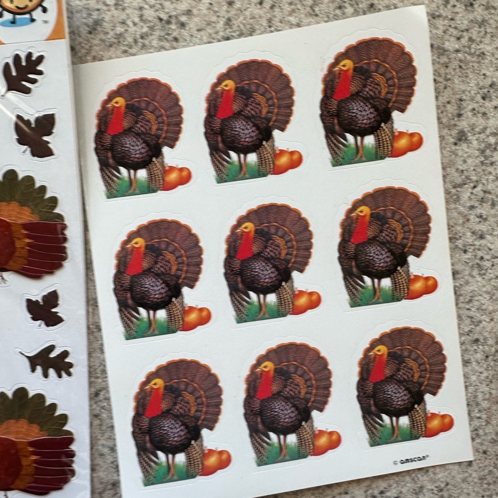 Autumn and Thanksgiving Sticker Set - Picture 7 of 12